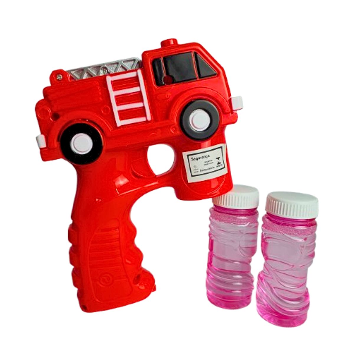 Brinquedo Pistola Lança Bolha Bombeiro Com Som E Luz Brinquedo Pistola Lança Bolha Bombeiro Com Som E Luz